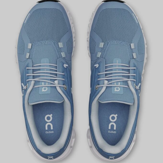 On Running Cloud 6 Chambray White