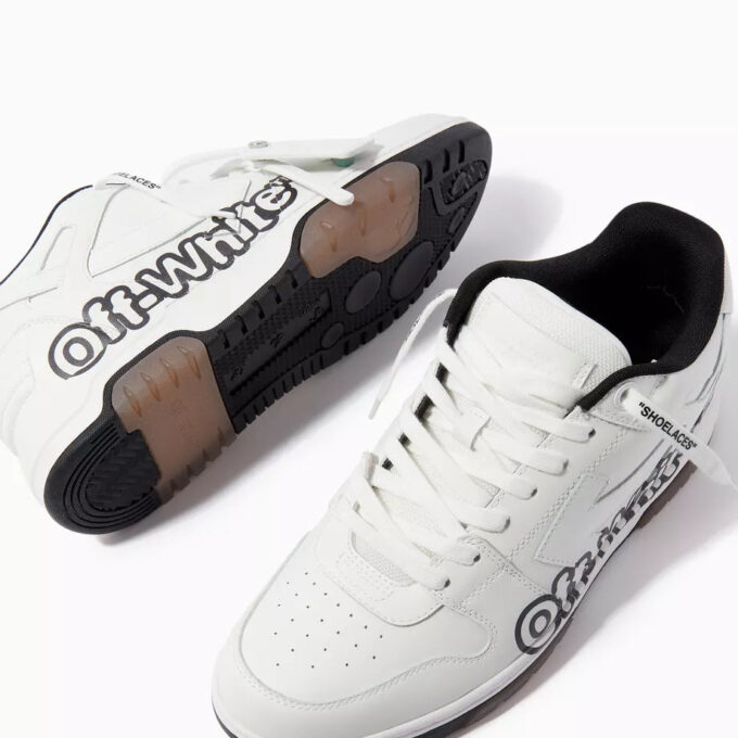 OFF-WHITE Out Of Office OOO Low Tops "White"