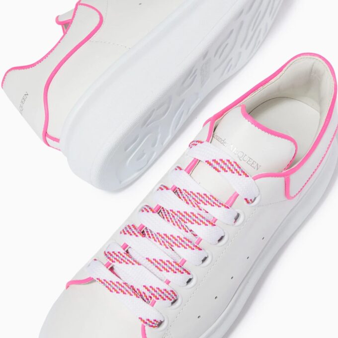 Alexander McQueen pink outline