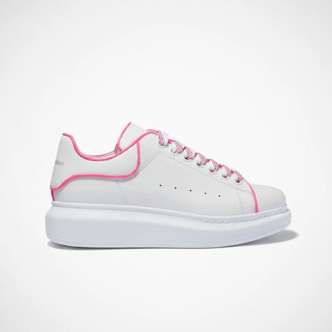 Alexander McQueen pink outline