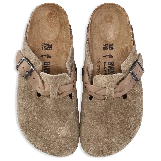 Birkenstock Boston suede slippers