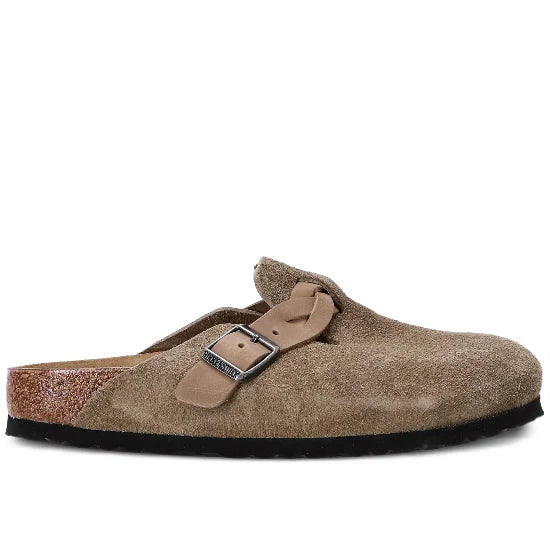 Birkenstock Boston suede slippers