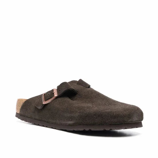 Birkenstock Boston soft suede slippers