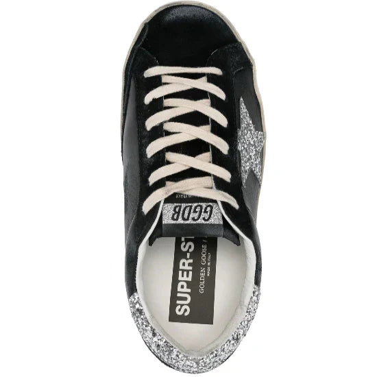 Golden Goose logo patch sneakers