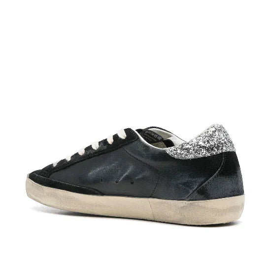 Golden Goose logo patch sneakers