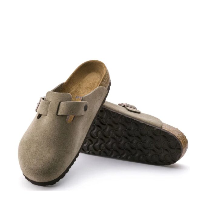 BIRKENSTOCK BOSTON BS SUEDE TAUPE