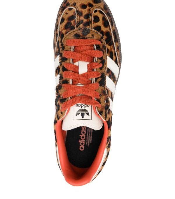 adidas Samba OG animal-print striped trainers
