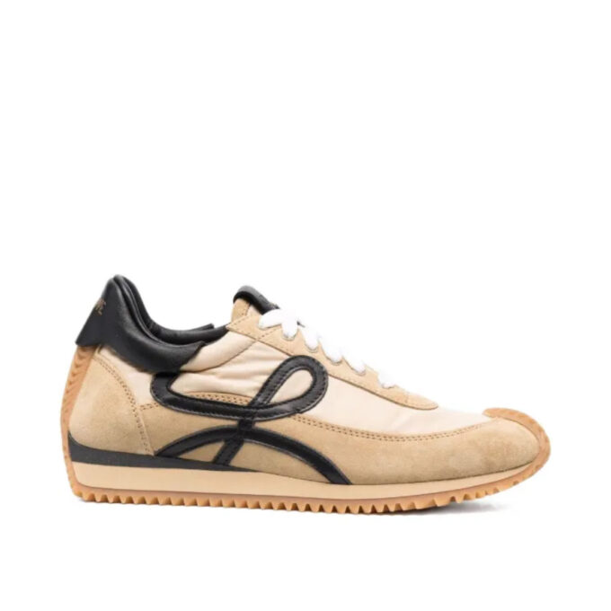 LOEWE multi-panel lace-up sneakers