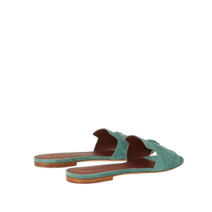 Loro Piana Summer Charms Sandal Green Sap