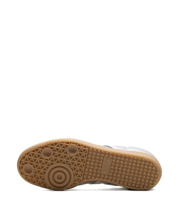 adidas Samba OG "Silver Metallic Cracked Leather" sneakers