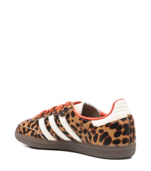 adidas Samba OG animal-print striped trainers