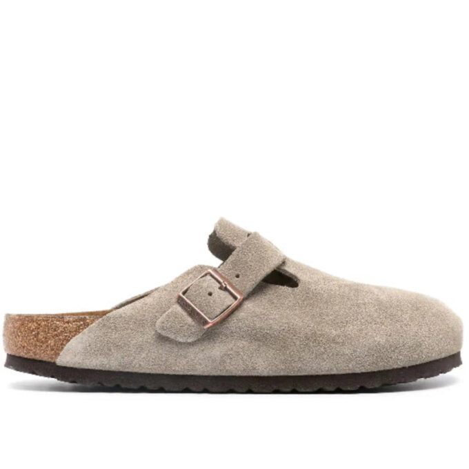 BIRKENSTOCK BOSTON SUEDE CLOGS