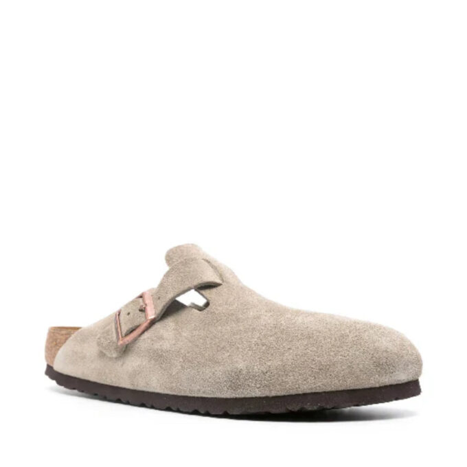 BIRKENSTOCK BOSTON SUEDE CLOGS