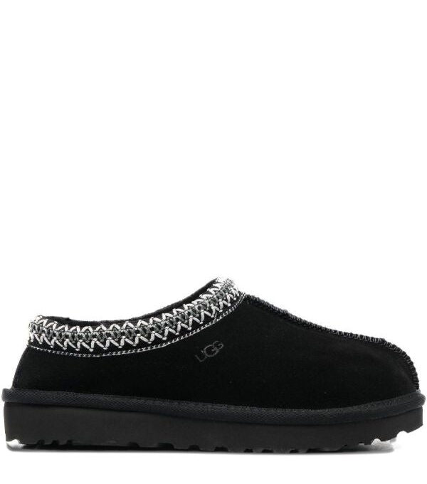 UGG Tasman II braided-trim suede slippers
