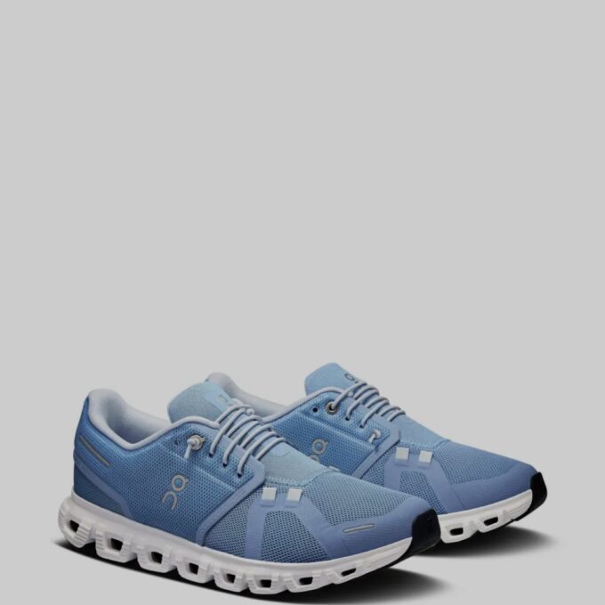 On Running Cloud 6 Chambray White