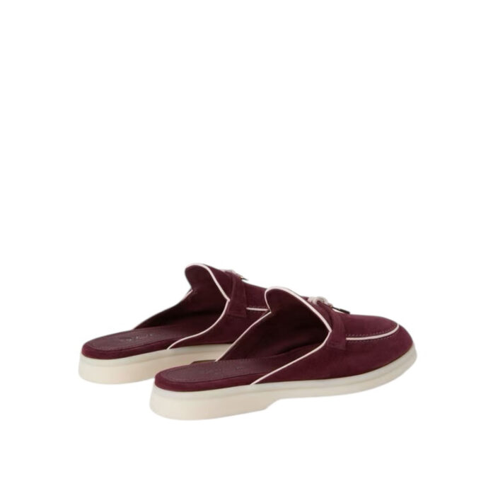 Loro Piana Charms Walk Babouche Loafer Suede Aguaje