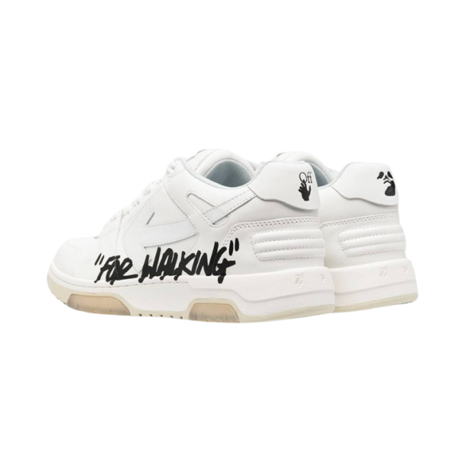 OFF-WHITE Out Of Office OOO low Tops for Walking for – White Black