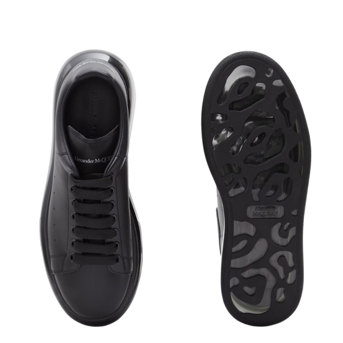 Alexander Mcqueen Oversized – Black Shiny Sole