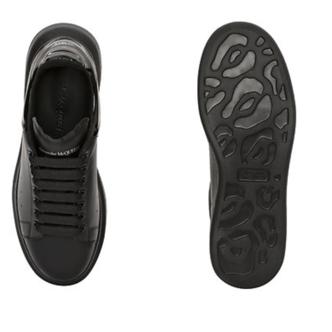 Alexander Mcqueen Oversized – Black Gloss Heel