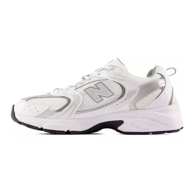 New Balance 530 – White Silver Metallic