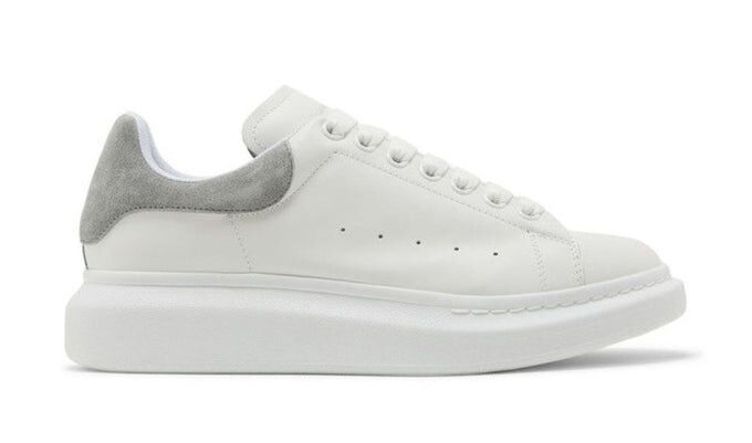 Alexander McQueen Oversized 'White Grey Suede'