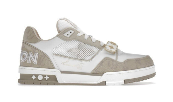 LOUIS VUITTON LV Trainer 'Beige White'
