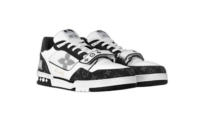LOUIS VUITTON LV Trainer 'Black White Denim Strap'