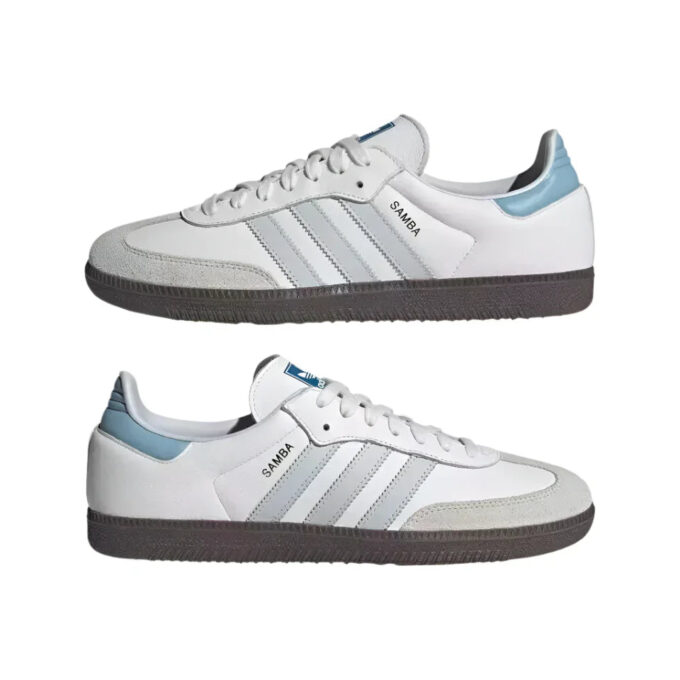 Samba OG White Halo Blue